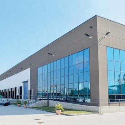 China Industrial Cheap Prefab Steel Structure Showroom for sale