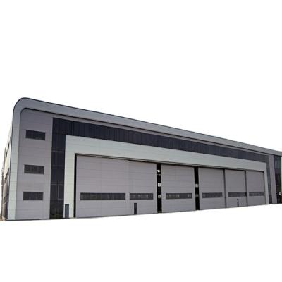 China Hangar Warehouse Construction Design Prefabricated Steel Structure Building Aircraft Hangar for sale