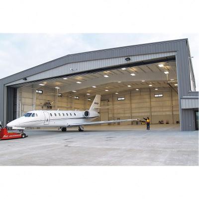 China Steel Prefab Hangar Building Steel Structure Prefab Aircraft Hangar For Sale for sale