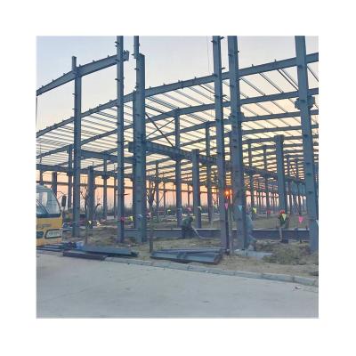 China Modern Metal Frame Building Quick Install Custom Design Prefab Steel Logistics Warehouse for sale