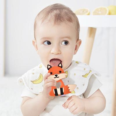 China Wholesale Custom Cartoon TongYan Animals Baby Chew Teether Silicone Toys New for sale