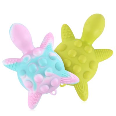 China BPA Free New Bpa Free Organic Cute Baby Custom Wholesale Toys Silicone Teethers From TongYan 2022 for sale