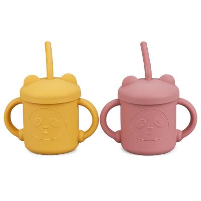 China Viable Wholesale Straw Kids Mug Baby Silicone Sublimation Custom Hot Water Mugs from TongYan for sale