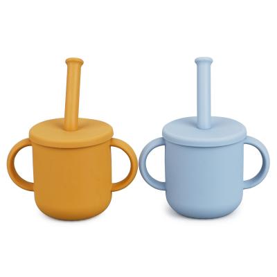 China Hot Water Straw Baby Mug Silicone Cups from TongYan Viable Custom Sublimation for sale