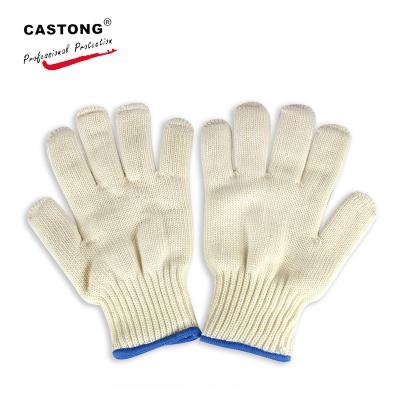 China High Temperature Resistance Guaranteed Quality Para-aramid Twill Fine Woven Fabric Work Safety Extreme Heat Resistant Hand Gloves for sale