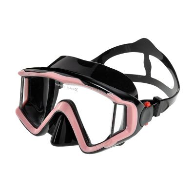 China OEM 2021 low volume good quality silicone spearfishing anti fog free dive mask freediving goggles for sale