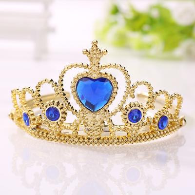 China Wholesale Popular Girls Princess Dress Up Princess Crown Tiara Gold For Kids for sale