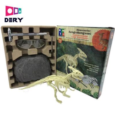 China Archeology Toys Ultimate Science Parasaurolophus Dino Fossils Dig Up Kit STEM Kit STEM Toys Dinosaur Figures for sale