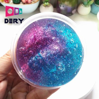 China Colorful Sludge Kit Toy Gift Galaxy Lab Slime Slime Education Kit Amazing Starry Sky Slime Mud Putty Relaxing Galaxy Mud Toy for sale