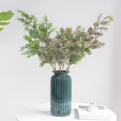 China Europe BinRui Artificial Flower Real Looking Six Layers Loose Grass For Festival Home Decor Nordic Style Weeding Decoration for sale