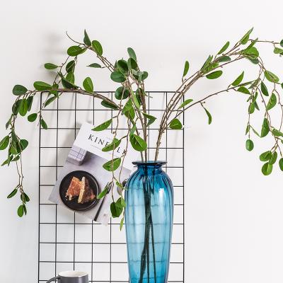 China Simulation Artificial Flower BinRui Decoration Ficus Weeping Leaves Indoor Outdoor Plant Long Branch For Home Ministry Amazon Decorative Wholesale Retail for sale