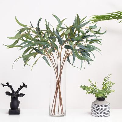 China Wedding Party Long BinRui Artificial Flower DIY Eucalyptus For Bulk Pot Table Decoration Party Weeding Decor Home Office European Style for sale