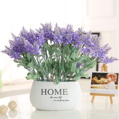 China Wedding Party BinRui Artificial Flower Lavender With 10 Branches French Style Bulk DIY Bouquet For Lover Weeding Decoration Home Decor for sale