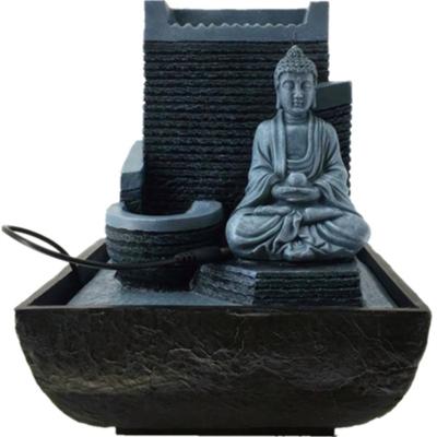 China China Indoor Water Fountain Mini Pump Buddha Mold Lighting for sale