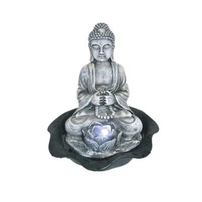 China China Resin Small Pump Battery Operated Indoor Buddha Water Fountain for sale