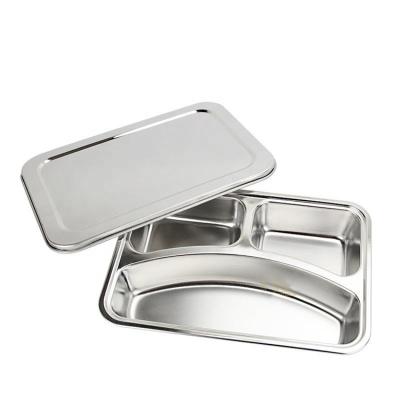 China Factory Cheap Price Modern Stainless Steel Dinner Dish Food Platter High Quality Customized Polishing Tray for sale