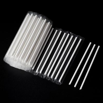 China Party Supplies Disposable Party White Supplies Directly Individually Wrapped Paper Drinking Straws for sale