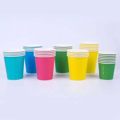 China Juice Eco Friendly Food Grade Party Paper Cups Birthday Party Supplies Coffee Cups Disposable Cups For Daily Party for sale