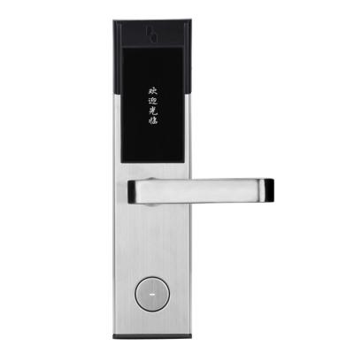 China Commercial Zinc Alloy Rfid Electronic Keyless Hotel Proximity Card Access Door Smart Lock PY-8011-8 for sale