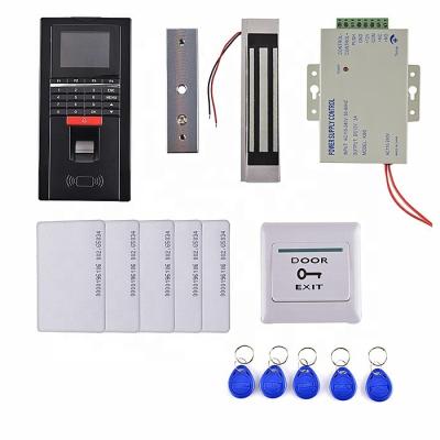 China Biometric Access Attendance Controller Kit RFID Card Fingerprint Magnetic Time Lock, ZL Bracket, Door Knob, Power Supply 181(L)*91(W)*36(H) millimeter for sale