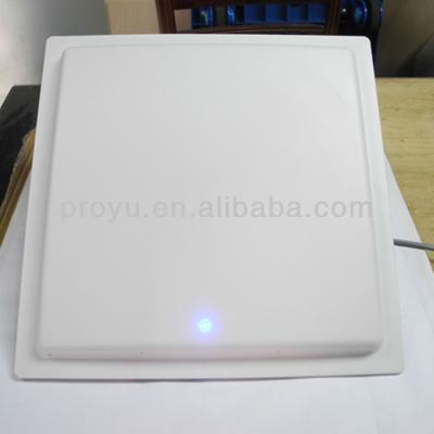 China Performance Long Range RFID UHF Integrated 12dbi Reader Antenna With LED Light 450mm*450mm*120mm for sale