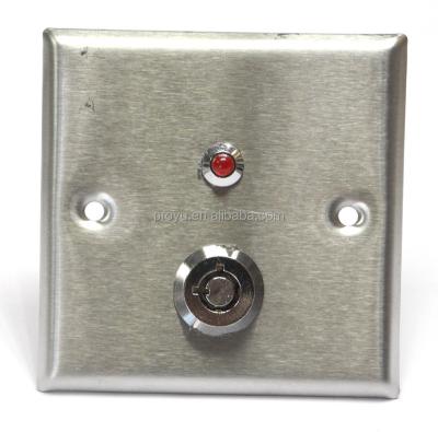 China Stainless Steel Emergency Emergency Switch With Keys For Cheap Switch Plates Door Exit Switch Button for sale