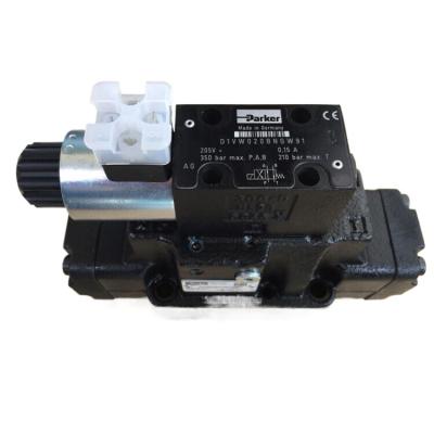 China Parker-solenoïde klep D41VW020B4NGW91C99999 Zilver en zwart gietijzer -20°C tot +60°C D1VW-serie Te koop