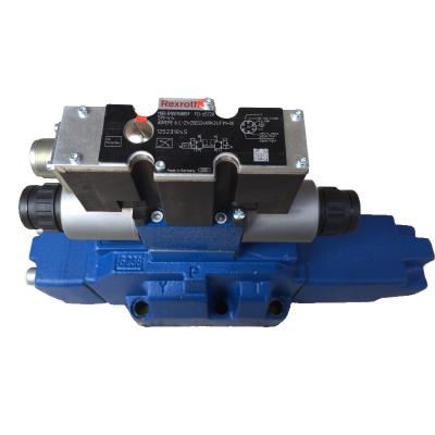 China Rexroth Proportional Valve 4WRZE25W8-325-7X/6EG24N9ETK31 F1D3M 24VDC Blue Precise Control for sale