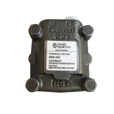 China Danfoss Hydraulic Motor OMS250151F0547 Black And Silver Precise Control High Reliability Cast Iron High Speed And Pressure for sale