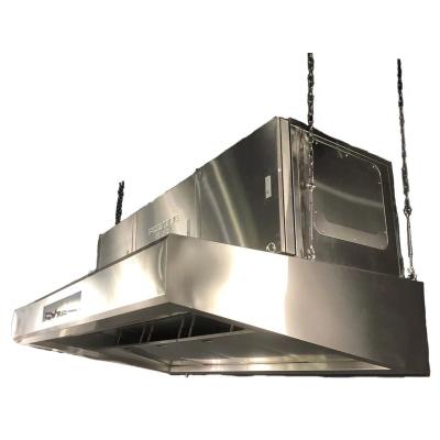 China Polygee Commercial Hotel ESP Large Kitchen Range Hood Air Circulation for sale