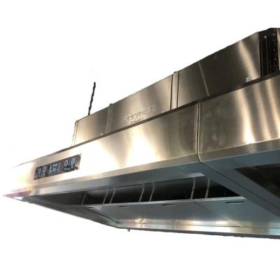 China Durable POLYGEE 99% ESP Vapor Removal Rate Kitchen Range Hood for sale