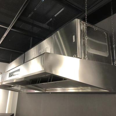 China Hotel POLYGEE CE Certificated ESP Commercial Restaurant Kitchen Exhaust Hoods for sale