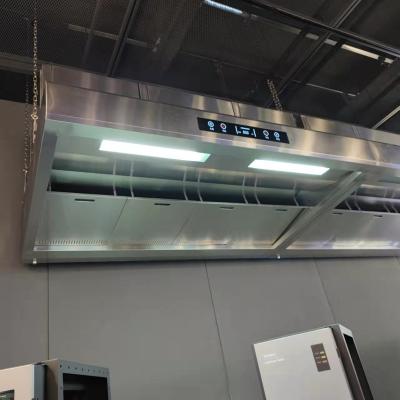 China Hotel POLYGEE ESP Commercial Wall Mount Exhaust Range Hood for sale