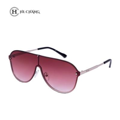 China 2021 New Design HeChang Metal Sunglasses Latest Fashion Sunglasses Frame China Factory Direct Sale In China Women Men Colorful for sale