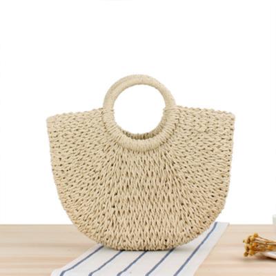 China Fashion Wholesale Fashion Bags Women Handbags Tote Bag Straw Beach Bags for sale