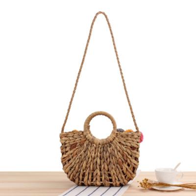 China Fashion New Fashion Fashion Canvas Beach Bag Rattan Bag Vietnam The New Clip And Lady Handbags for sale