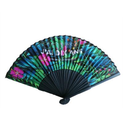 China China Wholesale China Large Wedding Hand Fan Personalized Personalized Bamboo Custom Printed Bamboo Folding Hand Fan for sale