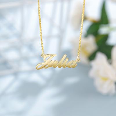 China Vintage Style English Alphabet Letter BABYGIRL Stainless Steel Necklace Rose Gold Babygirl Necklace For Pendant Girl for sale