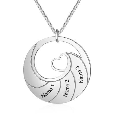 China FASHIONABLE DIY Custom Names Necklace Factory Price Stainless Steel Necklaces Jewelry Gift Kolye for sale