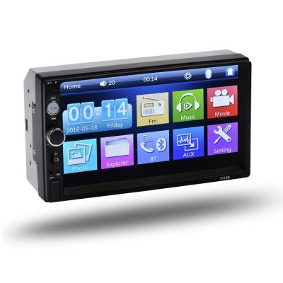 China Factory Supply 7010B Double Din Car Stereo Car Stereo VCR with Mirror Link/FM/TF/BT/MP5 Car Radio for sale