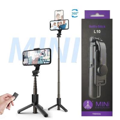 China New Arrival Mini Aluminum Wireless Selfie Stick Mini Selfie Stick Tripod with Remote Control 3 in 1 for Smartphone for sale