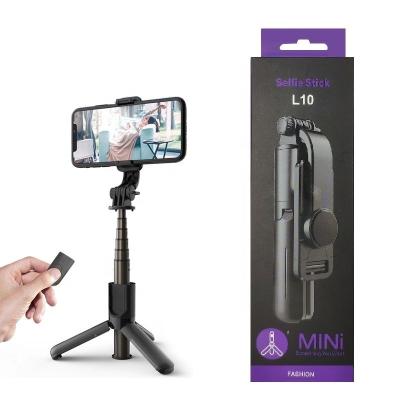 China Mini Selfie Stick L10 Folding Mobile Phone Mini Pocket Monopod Selfie Stick Wireless Remote Tripod for iPhone Android for sale