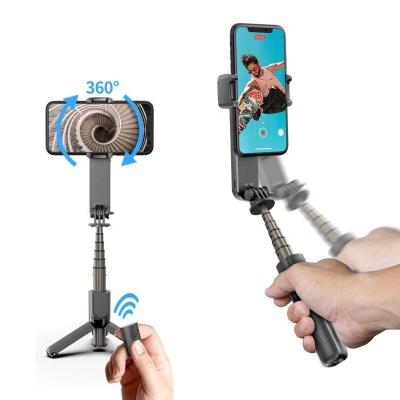 China Outdoor 360 Rotation Mobile Phone Tripod L09 Selfie Stick Gimbal Stabilizer Wireless Monopod Selfie Stick Tripod for sale