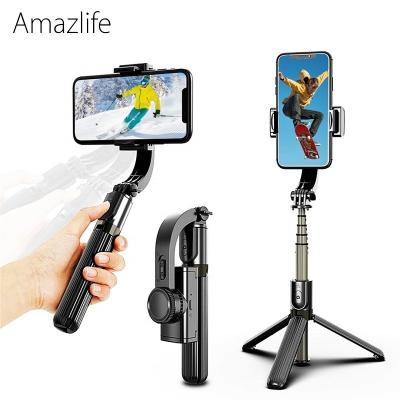 China Handy Gimbal Handheld Video Mobile Phone Gimbal Stabilizer Handheld Selfie Stick Tripod Selfie Stick Tripod Handheld Gimbal Stabilizer for sale