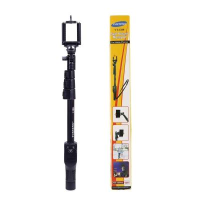 China Camera Monopod Yunteng YT-1288 Extendable Handheld Monopod Camera Selfie Stick with Wireless Remote Shutter for Mobile Phone for sale