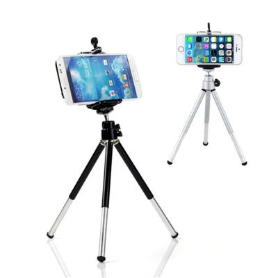 China PORTABLE Mini Extendable Metal Mobile Phones Tripod Stand with Phone Holder for sale