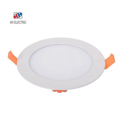 China Modern High Quality Ultra Thin Ceiling LED Panel Light 12W SMD 2835 6500K Recessed Round Small Size Indoor Lamp for sale