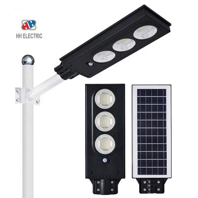 China ROAD CET-210 Factory Price Solar Street Light 150W Lead ABS Housing Radar Detector Lighting SMD Remote Control Outdoor Road Lamp IP65 for sale