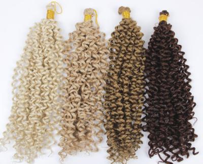 China Crochet Braids Wholesale Synthetic Water Wave Hair Synthetic Crochet Braids Hair Bulk for sale