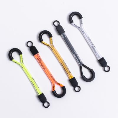 China Custom Style Hardware Logo Size Logo Size Silicone Plastic Silicone Zipper Puller Zipper Puller Slider Nickel Free Zipper Pull Charms Metal Key Zipper Sliders for sale